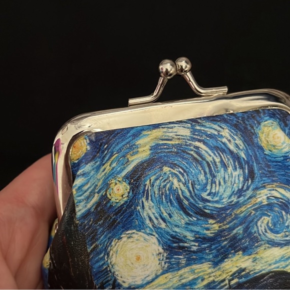 “The Starry Night” Vincent van Gogh Coin Purse - Picture 6 of 6